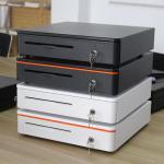 Heavy Duty Black, White, Black&Orange, White&Orange, Cash Drawer 330U, 405U, 415U - 12V 24V DC- Keys & Cable, Black